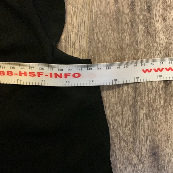 Monteau Los Angeles black women’s flowy cap sleeve blouse size S black - Picture 5 of 7